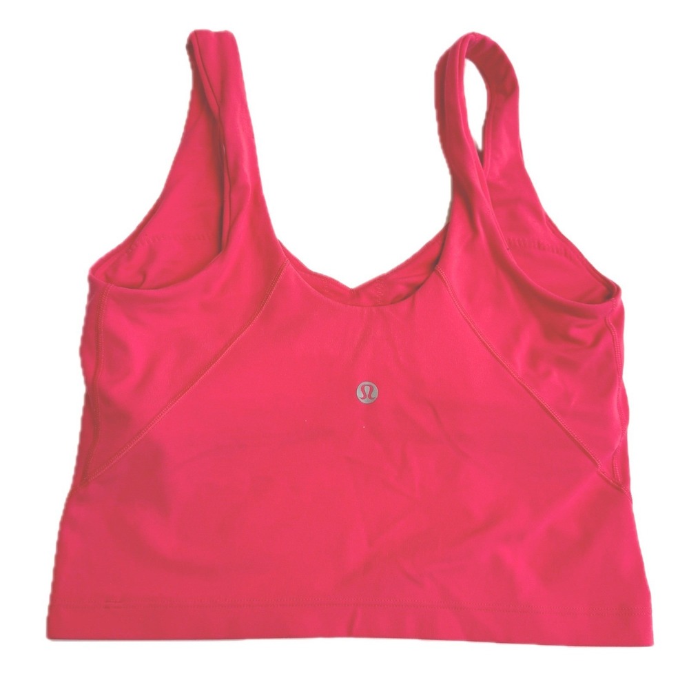 Lululemon Tank Top Women Size 4 Pink Align Nulu Yoga Athletic Gym - Picture 4 of 8